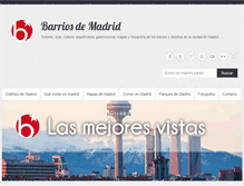Tablet Screenshot of barriosdemadrid.net